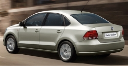 Volkswagen Polo Sedan 2015 rear view